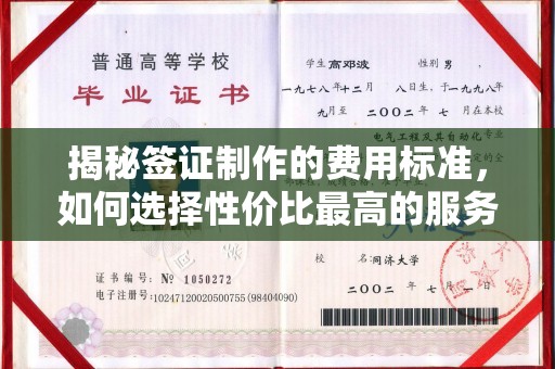 北镇揭秘签证制作的费用标准，如何选择性价比最高的服务？