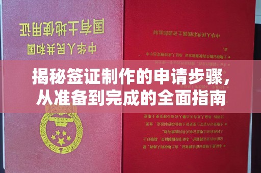 北镇揭秘签证制作的申请步骤，从准备到完成的全面指南